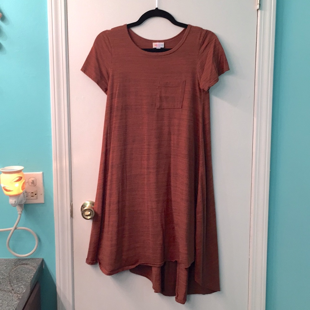 LuLaRoe Orange and Black Carly